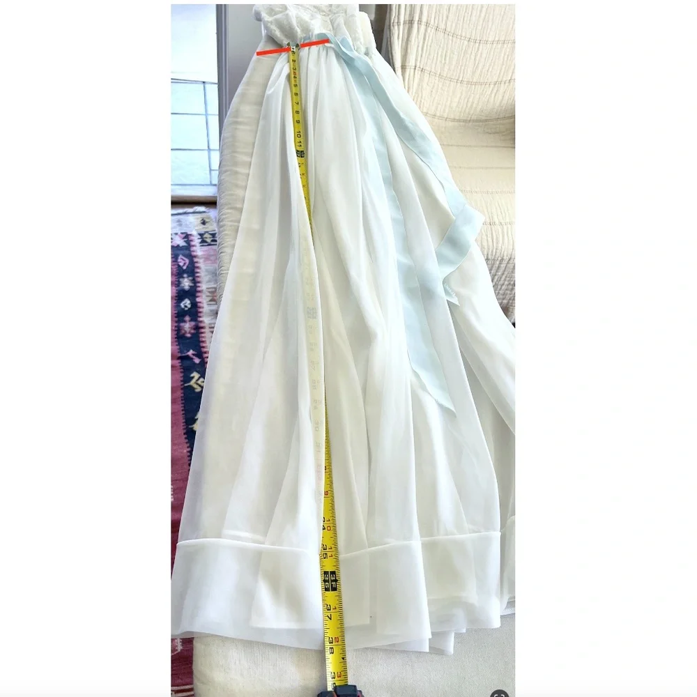 Vintage Peignoir Negligee Set Robe and Gown by Eyeful by The Flaums in Ivory - M